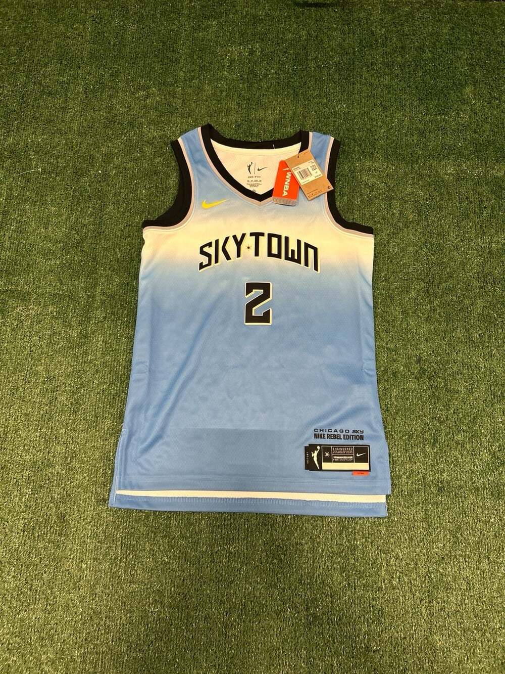 Nike WNBA Chicago Sky Kahleah Copper Rebel Edition Swingman Jersey - Size Womans